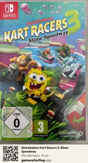 Nickelodeon Kart Racers 3: Slime Speedway Nintendo Switch, Germany box front