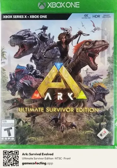 Ark: Survival Evolved Xbox One, NTSC box front