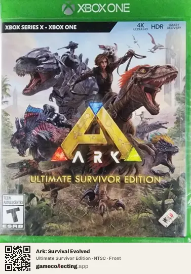 Ark: Survival Evolved Xbox Series X, NTSC box front