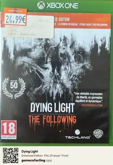 Dying Light Xbox One, France box front