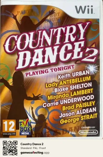 Country Dance 2 Nintendo Wii, PAL box front