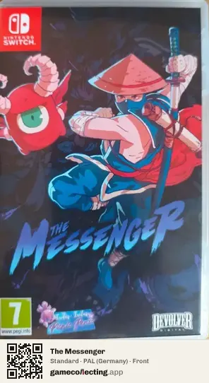 The Messenger Nintendo Switch, Germany box front