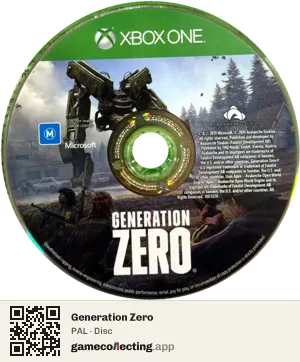 Generation Zero Xbox One, PAL disc