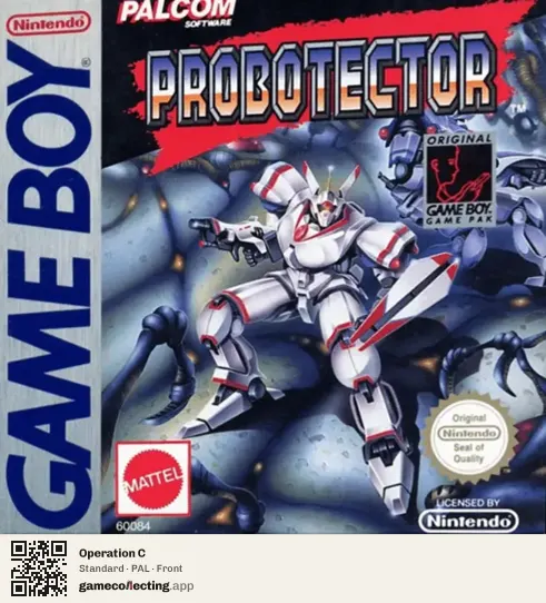 Operation C Game Boy, PAL box front