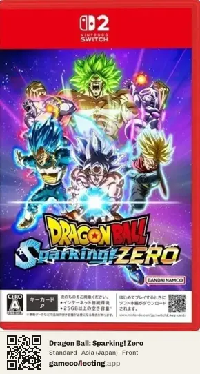 Dragon Ball: Sparking! Zero Nintendo Switch 2, Japan box front