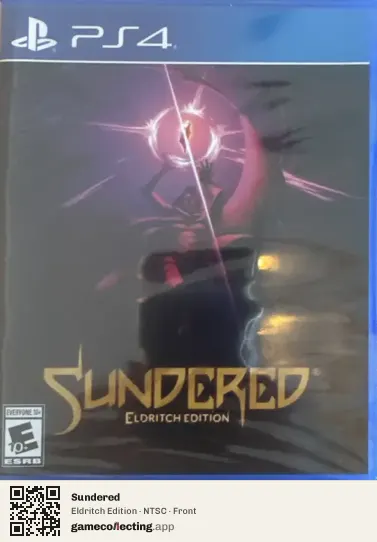 Sundered PlayStation 4, NTSC box front