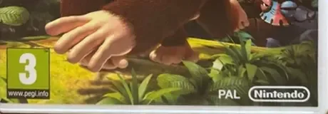 Donkey Kong Country Returns, the PEGI square on its front