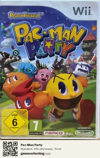 Pac-Man Party Nintendo Wii, Germany box front