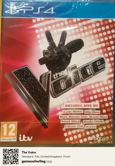 The Voice PlayStation 4, United Kingdom box front