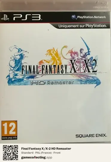Final Fantasy X/X-2 HD Remaster PlayStation 3, France box front