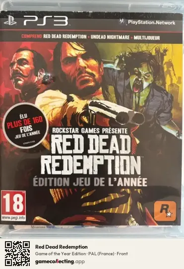 Red Dead Redemption PlayStation 3, France box front