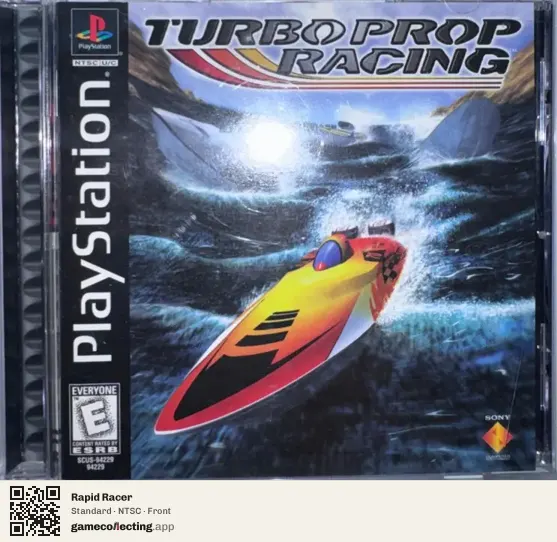 Rapid Racer PlayStation, NTSC box front