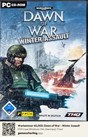 Warhammer 40,000: Dawn of War - Winter Assault Computer, Germany box front