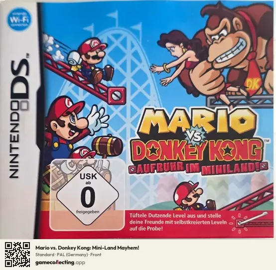 Mario vs. Donkey Kong: Mini-Land Mayhem! Nintendo DS, Germany box front