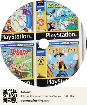 Asterix PlayStation, PAL disc