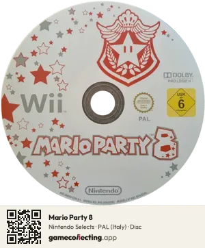 Mario Party 8 Nintendo Wii, PAL disc