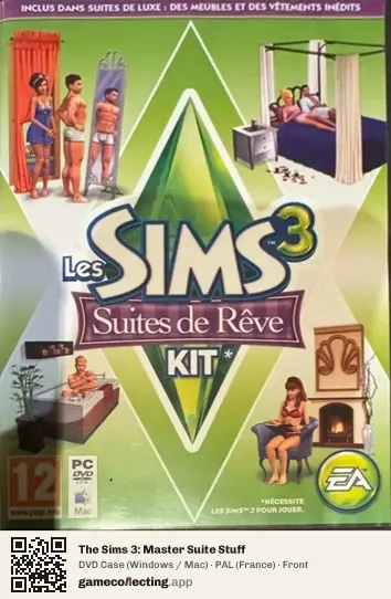 The Sims 3: Master Suite Stuff Computer, France box front