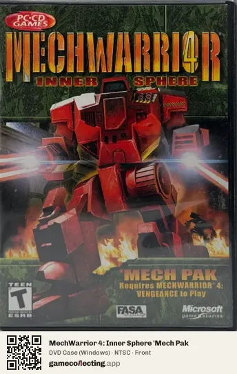 MechWarrior 4: Inner Sphere 'Mech Pak Computer, NTSC box front