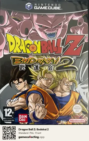 Dragon Ball Z: Budokai 2 Nintendo GameCube, PAL box front