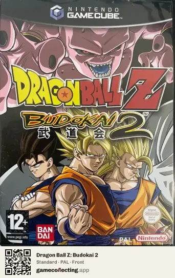 Dragon Ball Z: Budokai 2 Nintendo GameCube, PAL box front