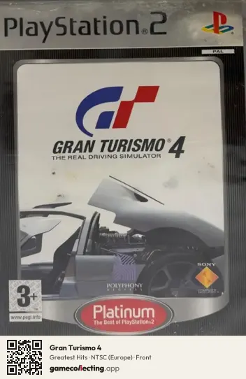 Gran Turismo 4 PlayStation 2, Europe box front