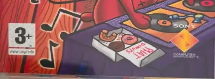 PaRappa the Rapper, the PEGI square on its front