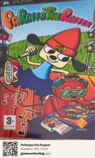 PaRappa the Rapper PlayStation Portable, PAL box front