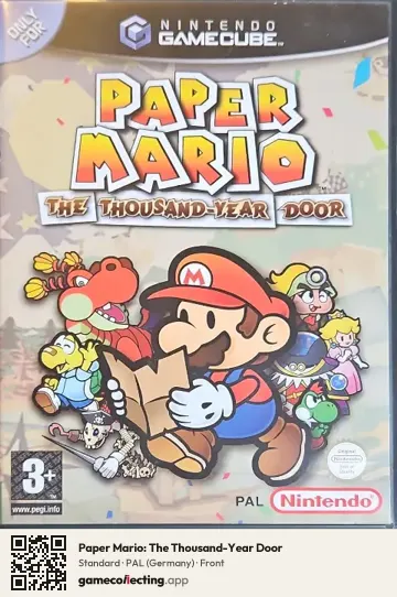 Paper Mario: The Thousand-Year Door Nintendo GameCube, Germany box front
