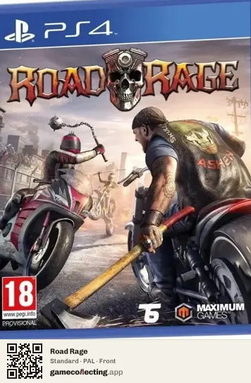 Road Rage PlayStation 4, PAL box front