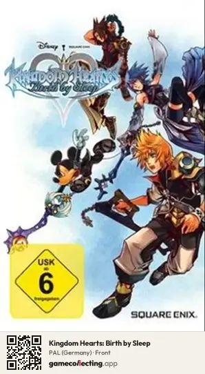 Kingdom Hearts: Birth by Sleep PlayStation Portable, Germany box front