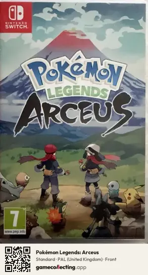 Pokémon Legends: Arceus Nintendo Switch, United Kingdom box front