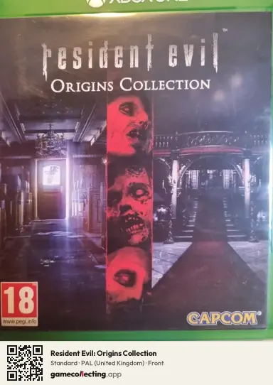 Resident Evil: Origins Collection Xbox One, United Kingdom box front