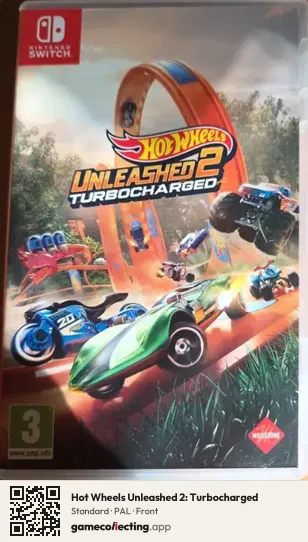 Hot Wheels Unleashed 2: Turbocharged Nintendo Switch, PAL box front