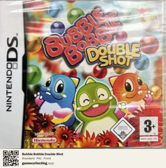 Bubble Bobble Double Shot Nintendo DS, PAL box front