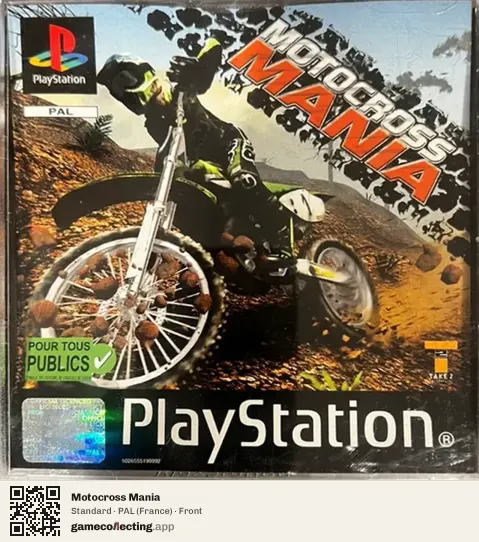 Motocross Mania PlayStation, France box front