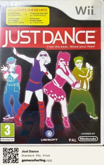 Just Dance Nintendo Wii, PAL box front