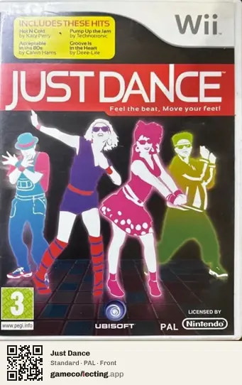 Just Dance Nintendo Wii, PAL box front