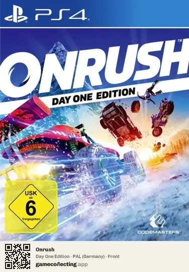 Onrush PlayStation 4, Germany box front