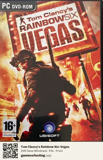 Tom Clancy's Rainbow Six: Vegas Computer, PAL box front