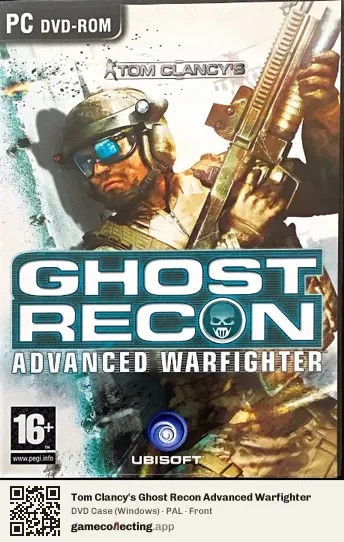 Tom Clancy's Ghost Recon Advanced Warfighter Computer, PAL box front