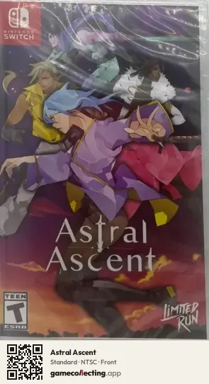 Astral Ascent Nintendo Switch, NTSC box front