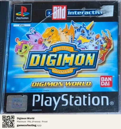 Digimon World PlayStation, France box front