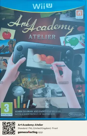 Art Academy: Atelier Nintendo Wii U, United Kingdom box front