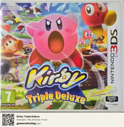 Kirby: Triple Deluxe Nintendo 3DS, France box front
