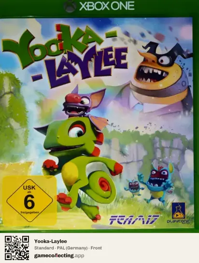 Yooka-Laylee Xbox One, Germany box front