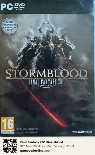 Final Fantasy XIV: Stormblood Computer, Germany box front