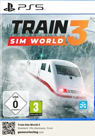 Train Sim World 3 PlayStation 5, Germany box front
