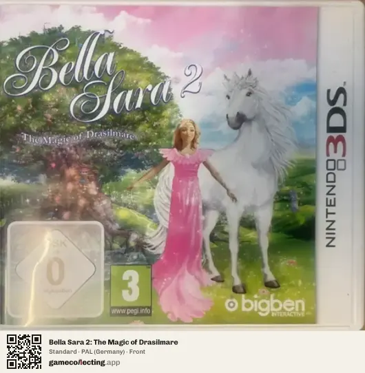 Bella Sara 2: The Magic of Drasilmare Nintendo 3DS, Germany box front