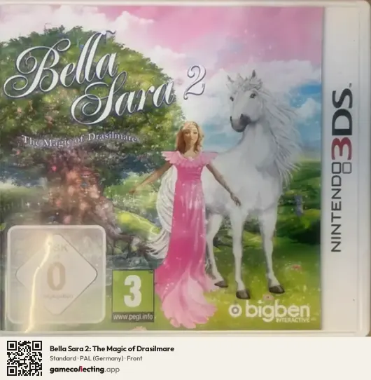 Bella Sara 2: The Magic of Drasilmare Nintendo 3DS, Germany box front