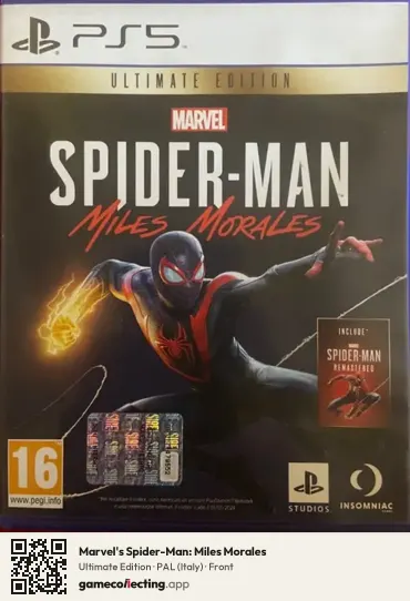 Marvel's Spider-Man: Miles Morales PlayStation 5, Italy box front